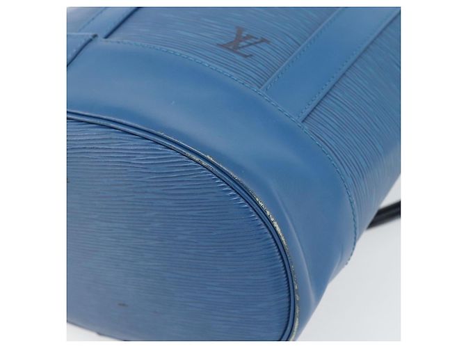 Borsa a tracolla LOUIS VUITTON Epi Randonnee PM Blu M52355 LV Auth ka4516A - vista 9