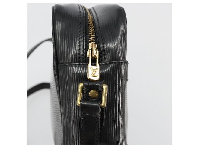 LOUIS VUITTON Epi Trocadero 27 Shoulder Bag Black M52312 LV Auth 181579 Nero - vista 9