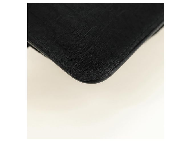 Borsa a tracolla Christian Dior Trotter Canvas Nera Argento yk20371SAV Nero - vista 16