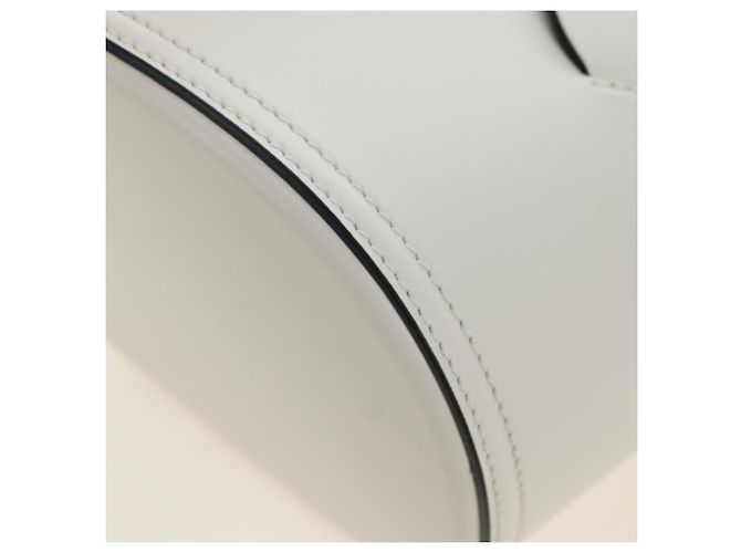 Borsa a Spalla PRADA in Pelle Bianca Auth 181616SM Bianco - vista 16