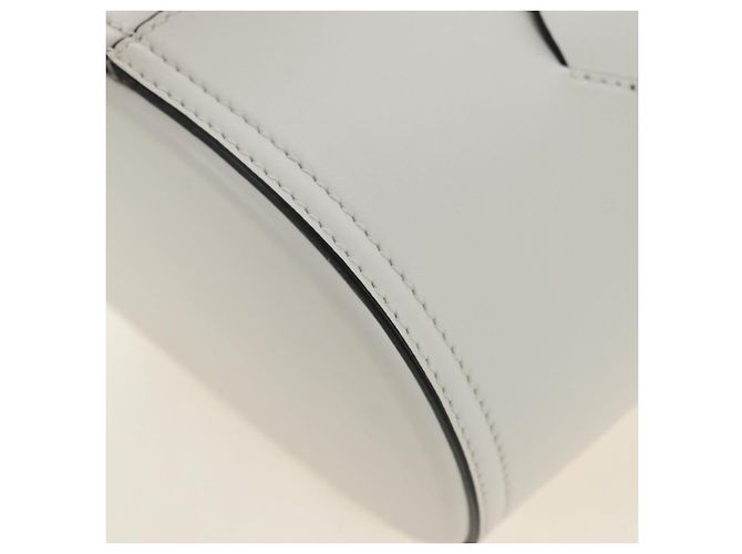 Borsa a Spalla PRADA in Pelle Bianca Auth 181616SM Bianco - vista 18