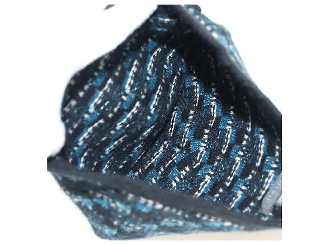Cappello CHANEL Tweed Navy CC Auth 182058M Blu navy - vista 7