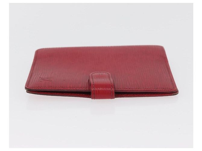 LOUIS VUITTON Monogram Epi Day Planner Cover Briefcase 2 Set Red LV Auth mr2456 Rouge Monogramme - vue 12