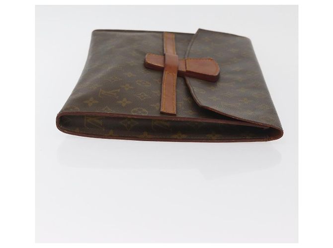 LOUIS VUITTON Monogram Epi Day Planner Cover Briefcase 2 Set Red LV Auth mr2456 Rouge Monogramme - vue 4