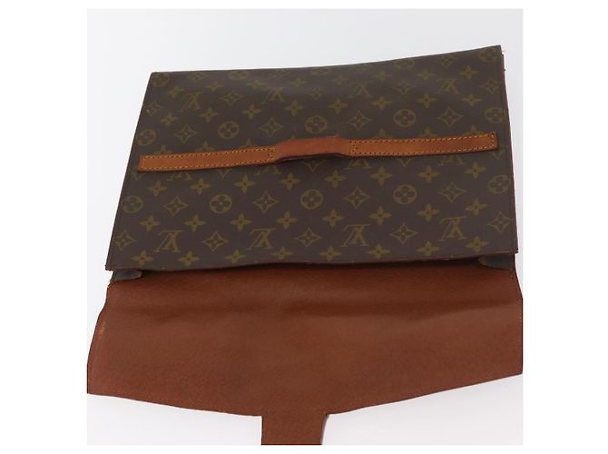 LOUIS VUITTON Monogram Epi Day Planner Cover Briefcase 2 Set Red LV Auth mr2456 Rouge Monogramme - vue 8