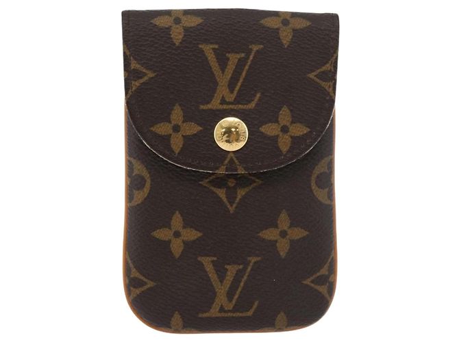 LOUIS VUITTON Monogram EtuiTelephonne MM Custodia per cellulare M66546 LV Auth 181484A Monogramma - vista 13