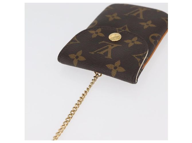 LOUIS VUITTON Monogram EtuiTelephonne MM Custodia per cellulare M66546 LV Auth 181484A Monogramma - vista 6