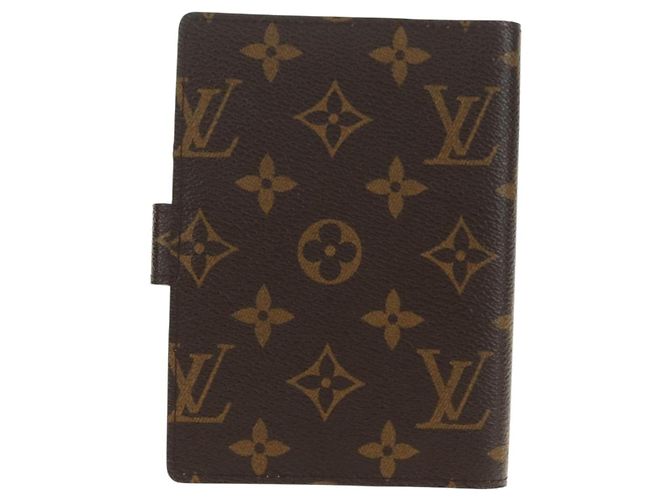 LOUIS VUITTON Monogram Agenda Koala PM Planner Cover Pink R21013 Auth 180916M Rosa Monograma - vista 2