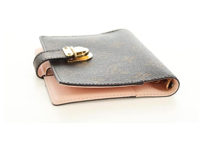 LOUIS VUITTON Monogram Agenda Koala PM Planner Cover Pink R21013 Auth 180916M Rosa Monograma - vista 5