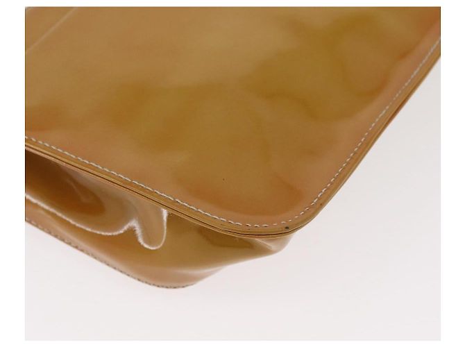 Borsa a tracolla PRADA in pelle vernice Giallo Argento Auth 180190 - vista 18