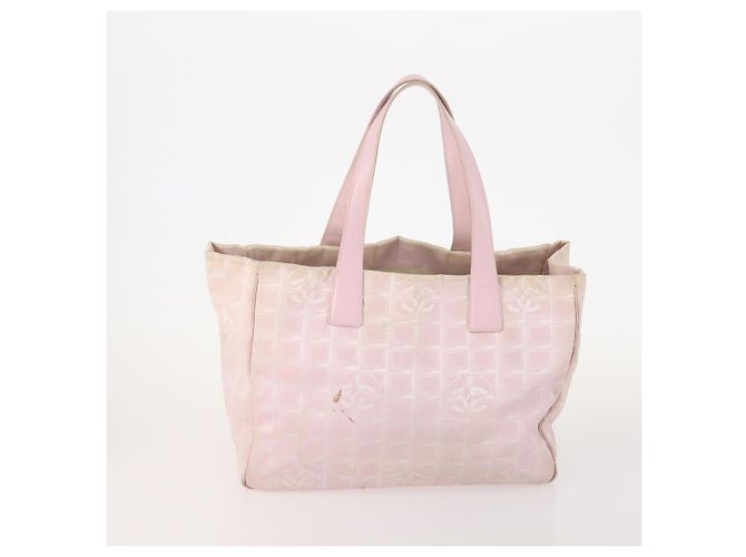 CHANEL Neue Travel Line Tote Bag Nylon 3 Set Pink Schwarz CC Authentisch ti3919 - Ansicht 9