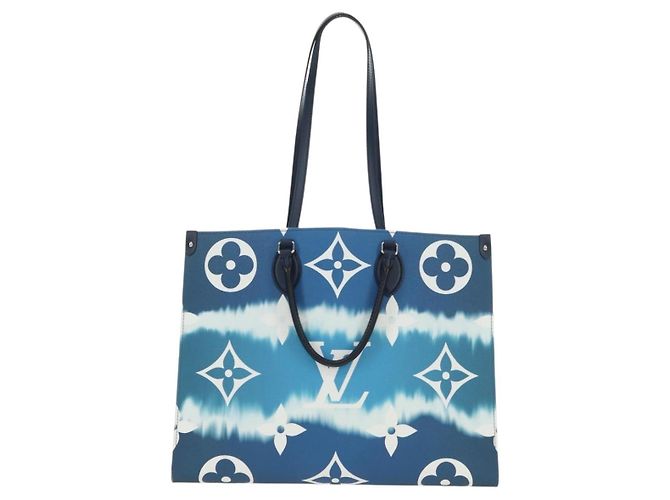 BORSA LOUIS VUITTON LV Escal Monogram On the Go GM Blu M45120 LV Auth 181389SAM - vista 13