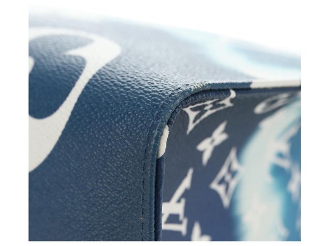 BORSA LOUIS VUITTON LV Escal Monogram On the Go GM Blu M45120 LV Auth 181389SAM - vista 19