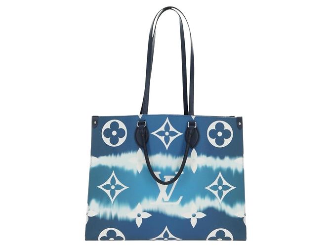 BORSA LOUIS VUITTON LV Escal Monogram On the Go GM Blu M45120 LV Auth 181389SAM - vista 2