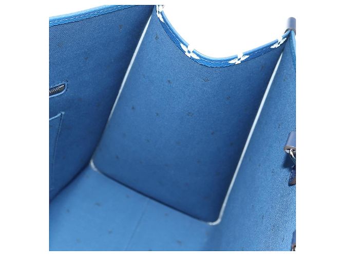 BORSA LOUIS VUITTON LV Escal Monogram On the Go GM Blu M45120 LV Auth 181389SAM - vista 21