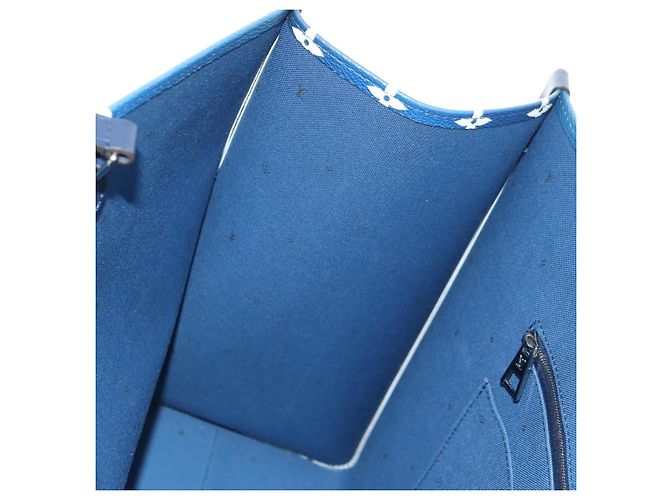 BORSA LOUIS VUITTON LV Escal Monogram On the Go GM Blu M45120 LV Auth 181389SAM - vista 22
