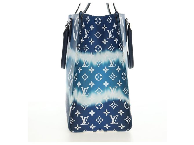 BORSA LOUIS VUITTON LV Escal Monogram On the Go GM Blu M45120 LV Auth 181389SAM - vista 3