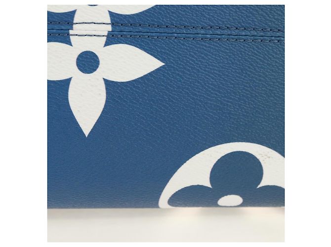 BORSA LOUIS VUITTON LV Escal Monogram On the Go GM Blu M45120 LV Auth 181389SAM - vista 6