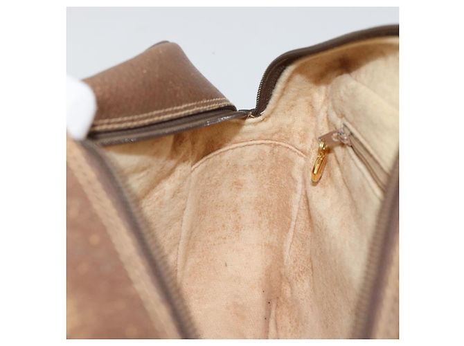 Bolso GUCCI GG Supreme Web Sherry Line PVC Beige Oro 001 56 0860 Auth 180110 Dorado - vista 20