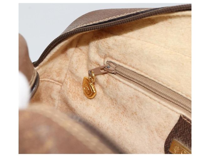 Bolso GUCCI GG Supreme Web Sherry Line PVC Beige Oro 001 56 0860 Auth 180110 Dorado - vista 21