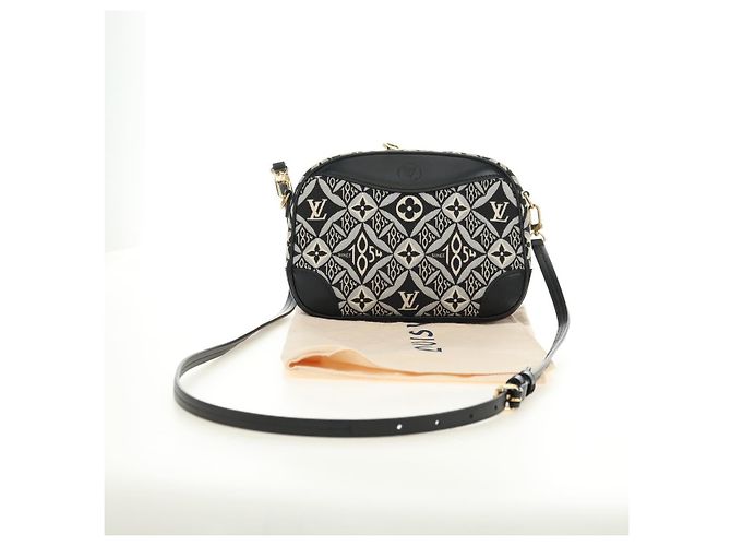 LOUIS VUITTON Monogram Jaguar Deauville MINI Bag Black M57205 LV Auth 181427M Nero - vista 12