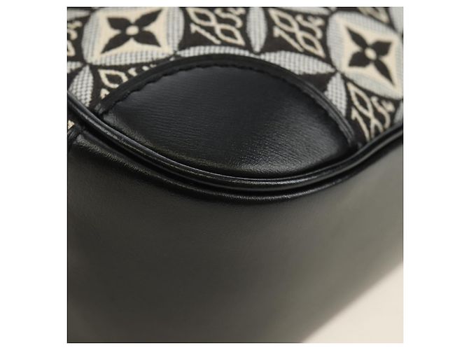 LOUIS VUITTON Monogram Jaguar Deauville MINI Bag Black M57205 LV Auth 181427M Nero - vista 15