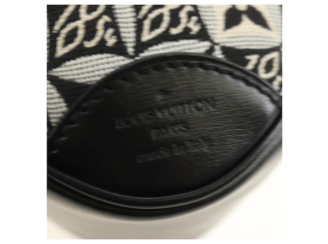 LOUIS VUITTON Monogram Jaguar Deauville MINI Bag Black M57205 LV Auth 181427M Nero - vista 19