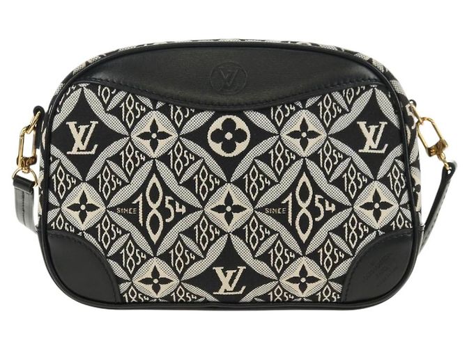 LOUIS VUITTON Monogram Jaguar Deauville MINI Bag Black M57205 LV Auth 181427M Nero - vista 2