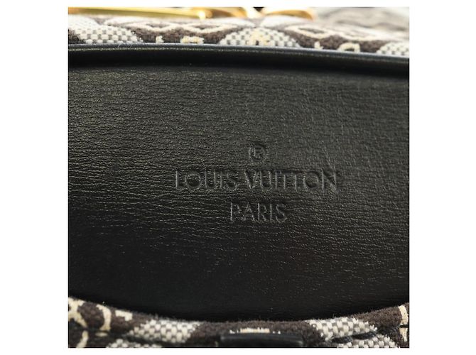 LOUIS VUITTON Monogram Jaguar Deauville MINI Bag Black M57205 LV Auth 181427M Nero - vista 21