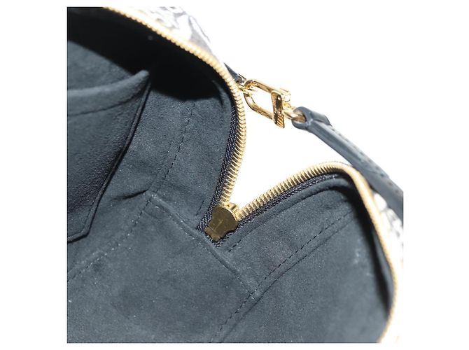 LOUIS VUITTON Monogram Jaguar Deauville MINI Bag Black M57205 LV Auth 181427M Nero - vista 22