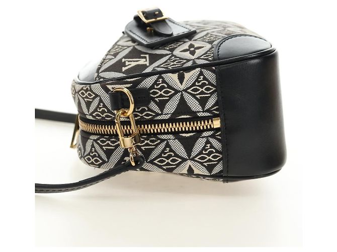 LOUIS VUITTON Monogram Jaguar Deauville MINI Bag Black M57205 LV Auth 181427M Nero - vista 3