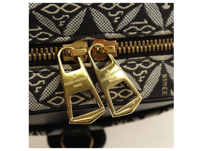 LOUIS VUITTON Monogram Jaguar Deauville MINI Bag Black M57205 LV Auth 181427M Nero - vista 9