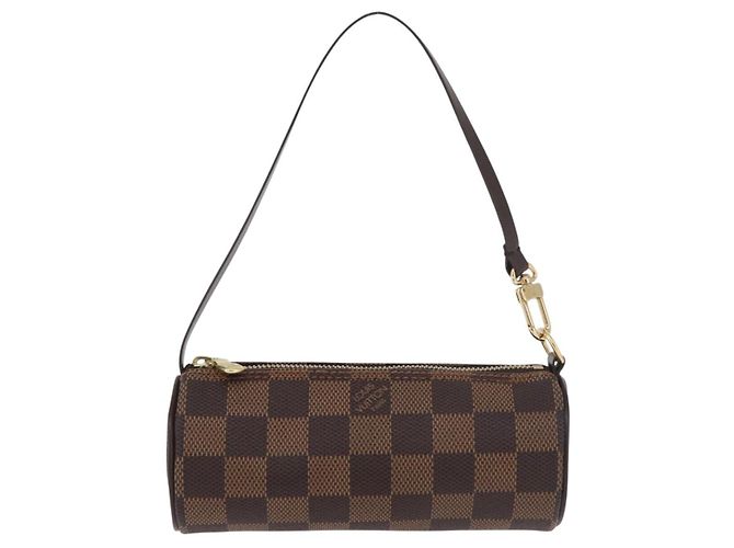 LOUIS VUITTON Damier Ebene Papillon Pouch LV Auth 182825 - vista 13