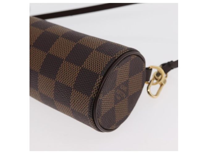 LOUIS VUITTON Damier Ebene Papillon Pouch LV Auth 182825 - vista 15