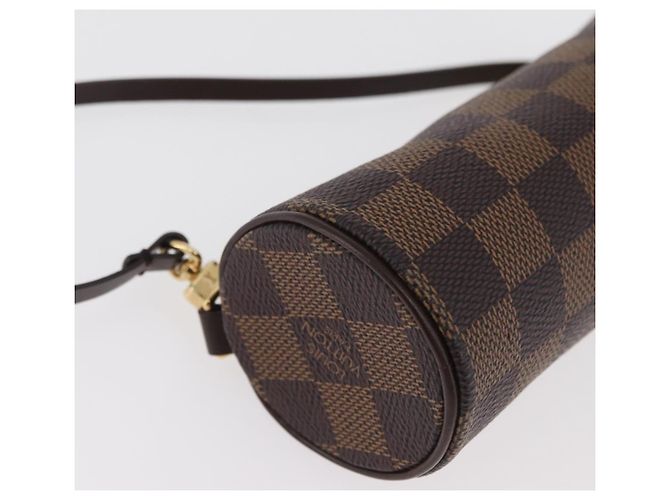 LOUIS VUITTON Damier Ebene Papillon Pouch LV Auth 182825 - vista 16