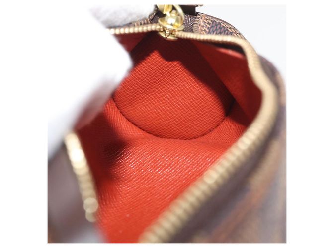 LOUIS VUITTON Damier Ebene Papillon Pouch LV Auth 182825 - vista 17