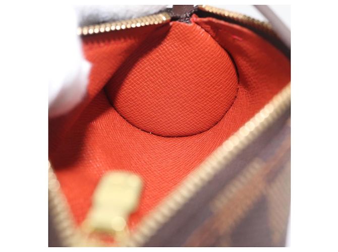 LOUIS VUITTON Damier Ebene Papillon Pouch LV Auth 182825 - vista 18