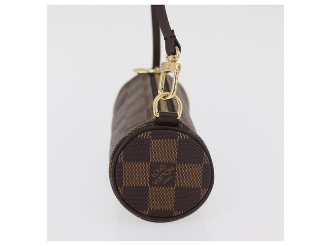 LOUIS VUITTON Damier Ebene Papillon Pouch LV Auth 182825 - vista 3