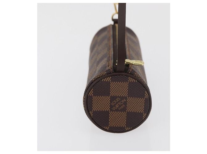 LOUIS VUITTON Damier Ebene Papillon Pouch LV Auth 182825 - vista 4