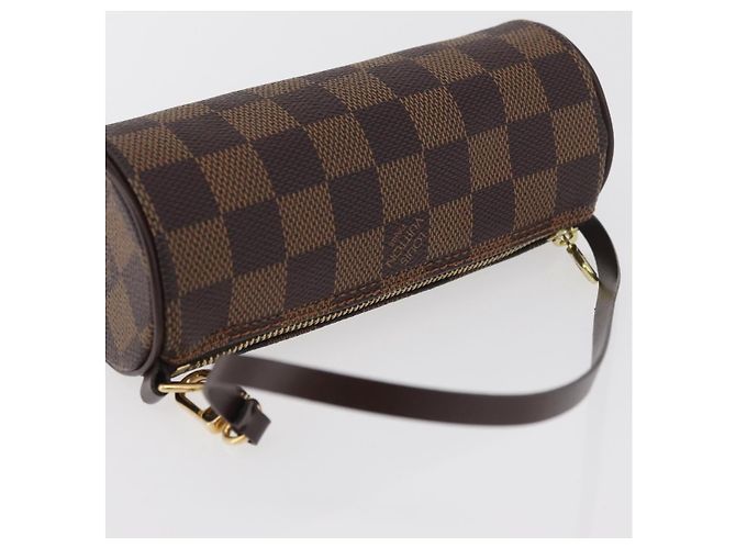 LOUIS VUITTON Damier Ebene Papillon Pouch LV Auth 182825 - vista 6