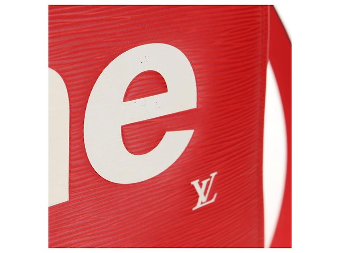 LOUIS VUITTON Epi Supreme Keepall Bandouliere 45 Boston Bag M53419 Auth 181998SM Rosso - vista 30