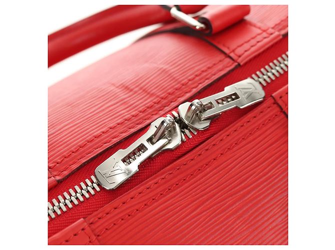 LOUIS VUITTON Epi Supreme Keepall Bandouliere 45 Boston Bag M53419 Auth 181998SM Rosso - vista 31