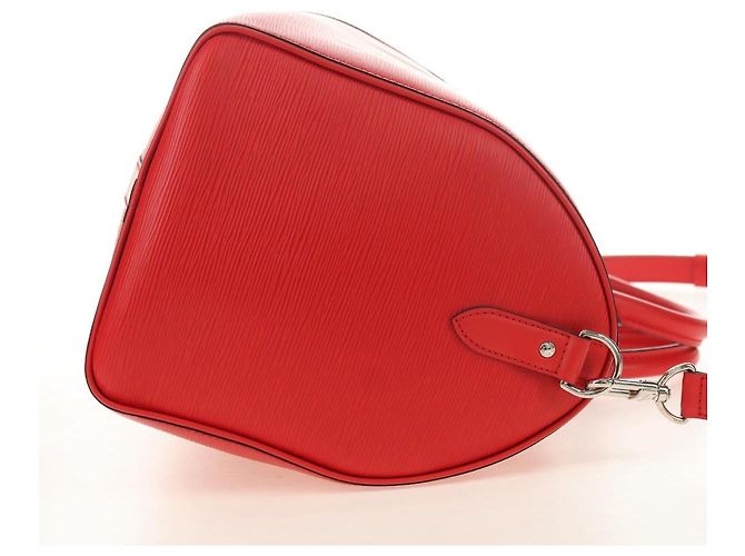 LOUIS VUITTON Epi Supreme Keepall Bandouliere 45 Boston Bag M53419 Auth 181998SM Rosso - vista 4