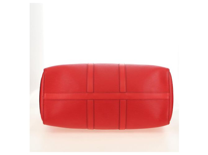 LOUIS VUITTON Epi Supreme Keepall Bandouliere 45 Boston Bag M53419 Auth 181998SM Rosso - vista 5