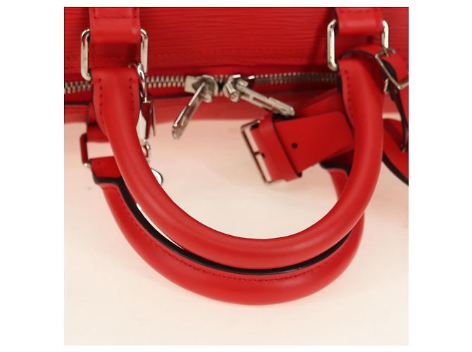 LOUIS VUITTON Epi Supreme Keepall Bandouliere 45 Boston Bag M53419 Auth 181998SM Rosso - vista 7