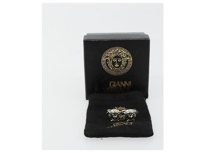 Gianni Versace Cuffs metal Gold Auth bs35358A - vista 10