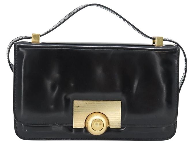 Borsa a tracolla BOTTEGA VENETA in pelle nera e oro Auth ka4471 Nero D'oro - vista 13