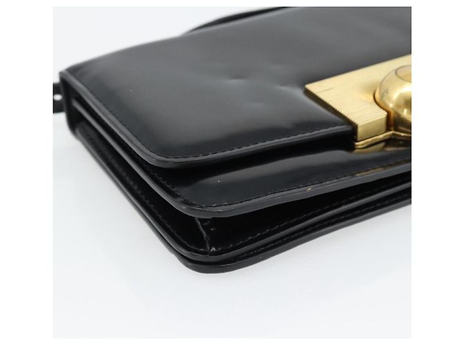 Borsa a tracolla BOTTEGA VENETA in pelle nera e oro Auth ka4471 Nero D'oro - vista 16