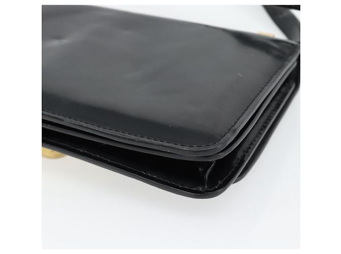 Borsa a tracolla BOTTEGA VENETA in pelle nera e oro Auth ka4471 Nero D'oro - vista 17
