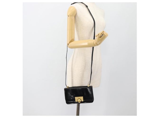 Borsa a tracolla BOTTEGA VENETA in pelle nera e oro Auth ka4471 Nero D'oro - vista 23